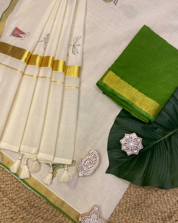 UTHRADAM - Printed Saree