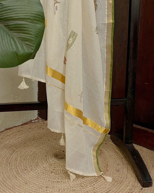 UTHRADAM - Printed Saree