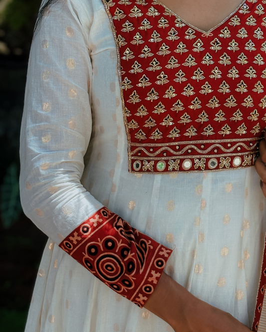 Manjari - Anarkali 3pc (made to order 15 days)