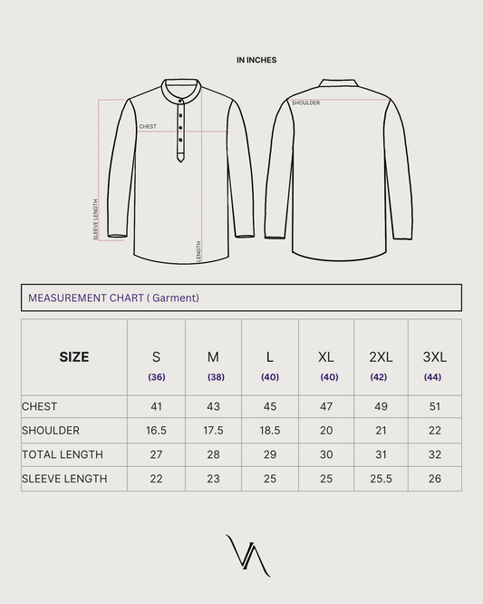 GAJAM - Short Kurtha Black
