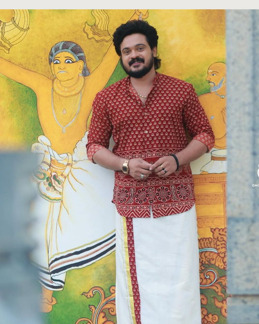 Manjari-Shirt and Dothi