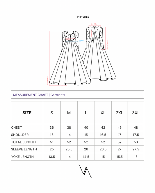 PATHMAM- Black base yokecut panel anarkali