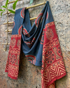AJRAKH PATCHWORKED STOLE