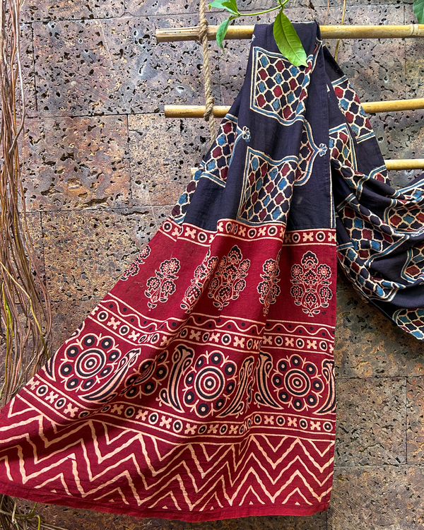 AJRAKH PATCHWORKED STOLE