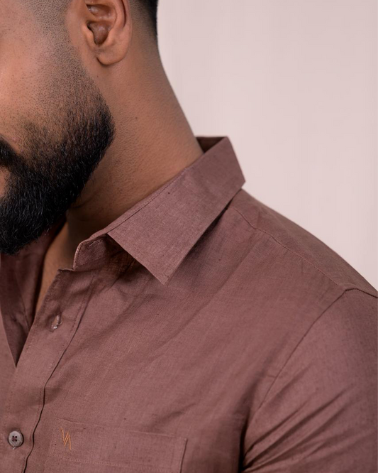 Brown Linen - Shirt