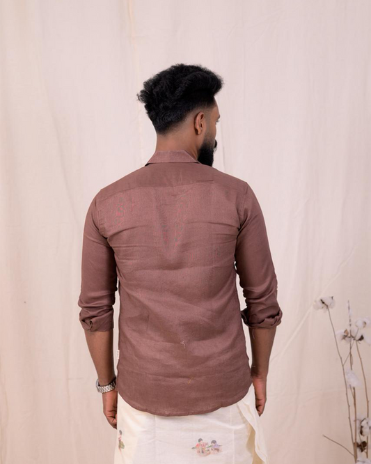 Brown Linen - Shirt