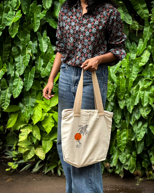 Matsya — Artisanal Canvas Tote Bag