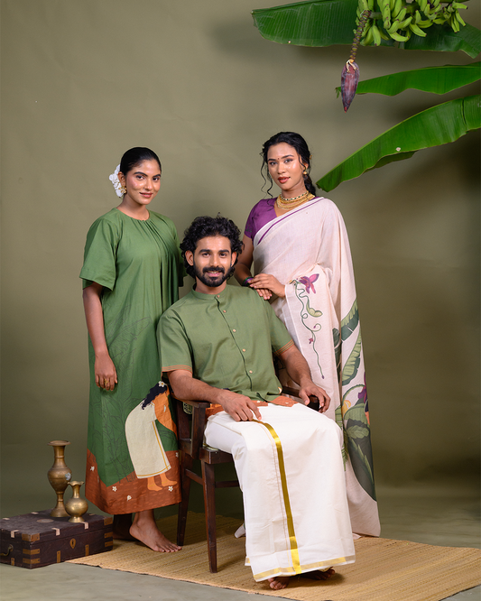 Onatharuvikal Saree