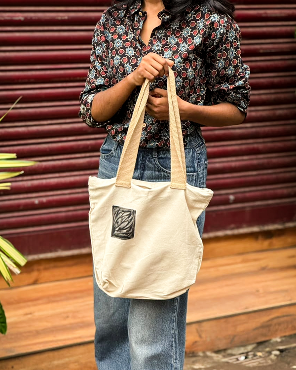 Rekha — Artisanal Canvas Tote Bag