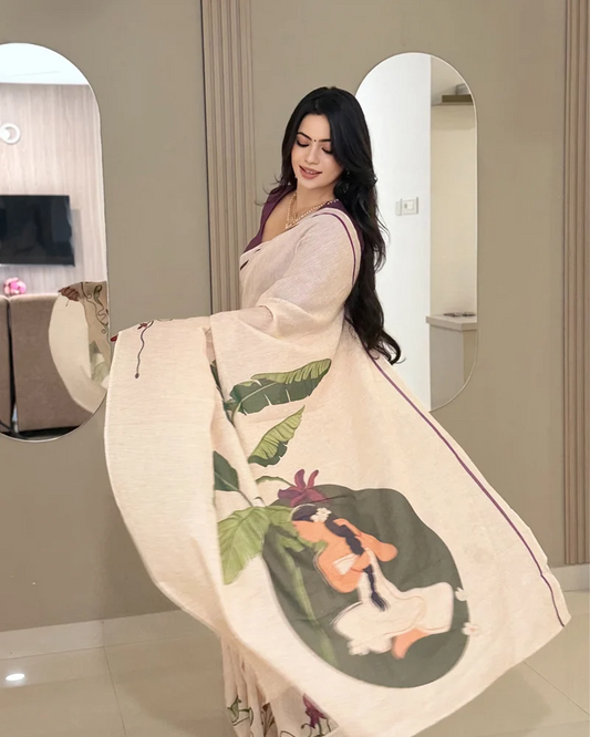Onatharuvikal Saree