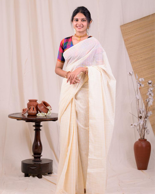 MADRASI CHECK- SAREE