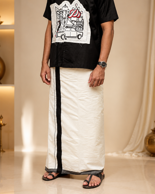 Bhoomika Shirt and Dhoti Combo