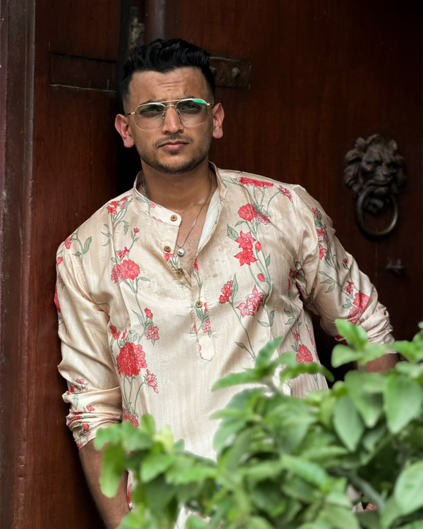 GULAB -Floral Kurta