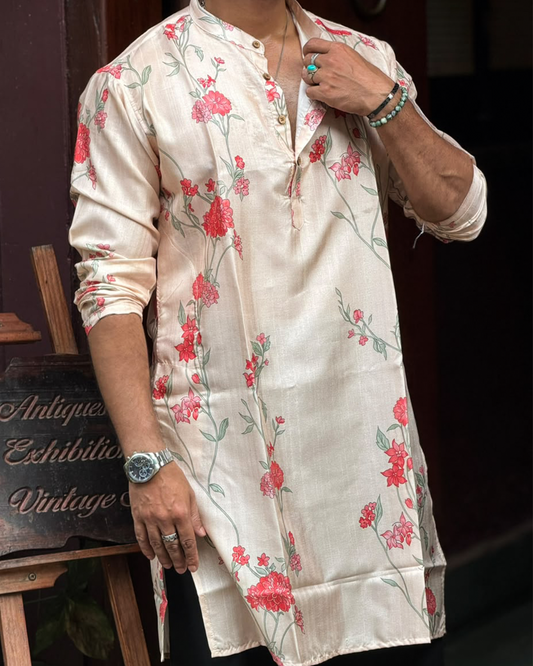 GULAB -Floral Kurta