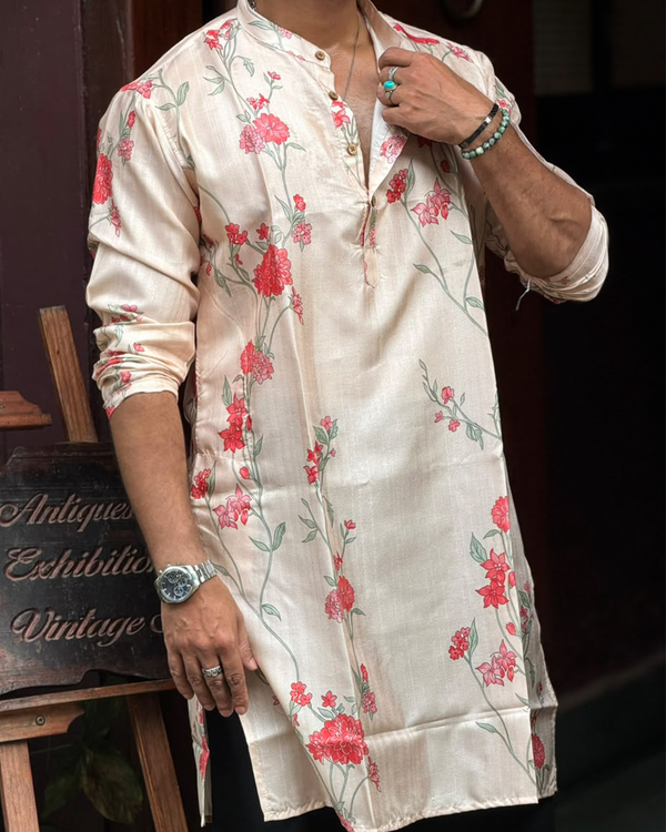 GULAB -Floral Kurta