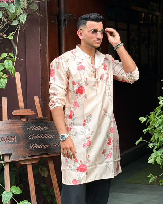 GULAB -Floral Kurta