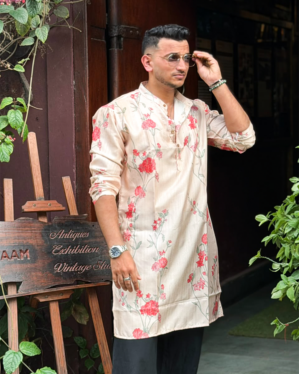 GULAB -Floral Kurta