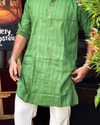 Regha Dyed Kurta - Green