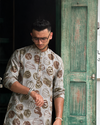 MATHAA — Botanical Chanderi Kurta
