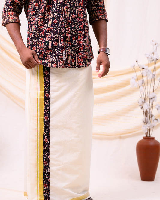 Malsya shirts and dhoti