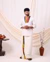 CHUVADU - Short kurtha & Patch worked dothi Combo