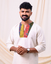 CHUVADU - Short kurtha & Patch worked dothi Combo