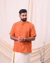 MANGALGIRI COTTON SHIRT – ORANGE