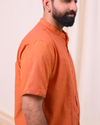 MANGALGIRI COTTON SHIRT – ORANGE