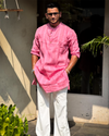 Regha Dyed Kurta – Pink
