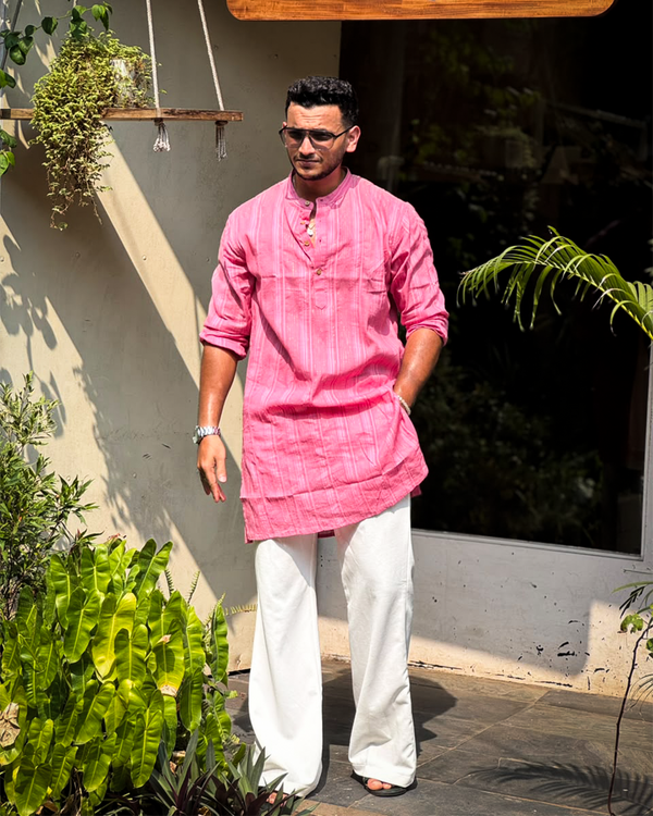 Regha Dyed Kurta – Pink